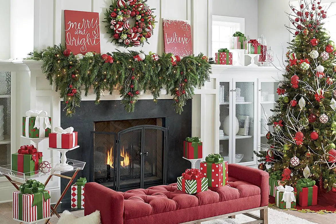 Comment-décorer-votre-salon-pour-Noël Housse De France