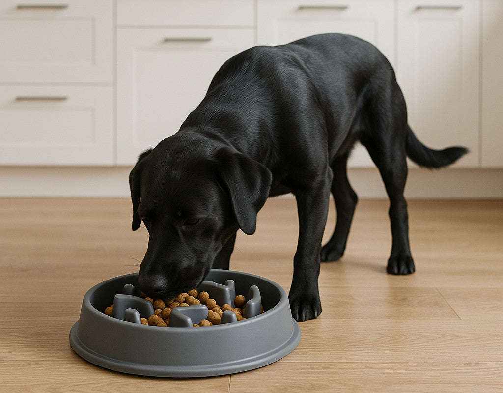 Comment empêcher un chien de manger trop vite?