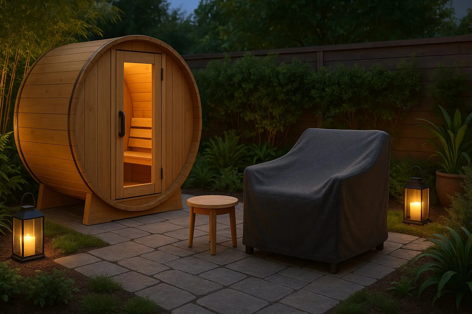 Transformez Votre Jardin en Un Sanctuaire de Détente avec les Saunas Redwood