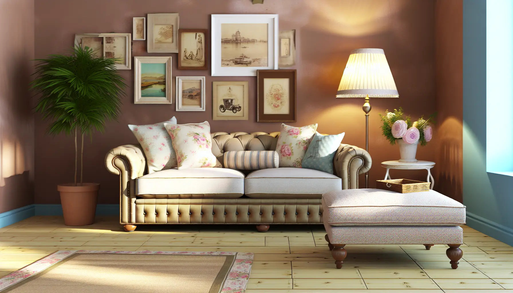 Transformez votre salon en un havre de paix campagnard