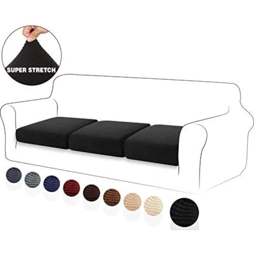 1-place 50-63cm Housse de coussin de siège de canapé élastique imprimé 1-place 50-63cm Housse de coussin de siège de canapé élastique imprimé