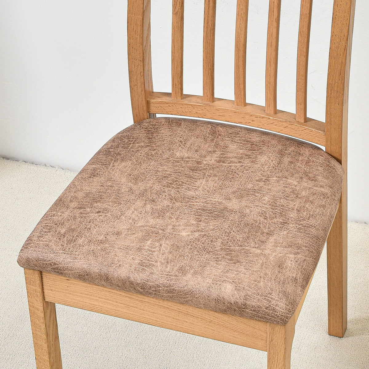 Housse Assise Chaise Géométrique POLIO Light Brown-Universal Square Pad Sets