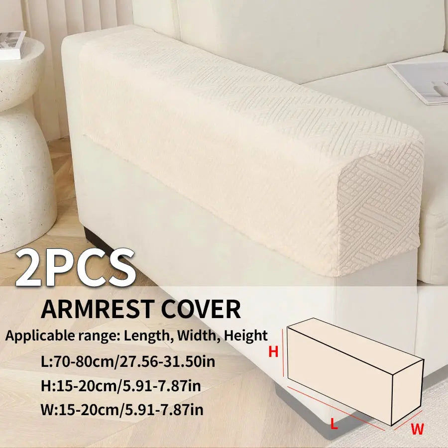 Housse Accoudoir Canapé Jacquard VELARIS