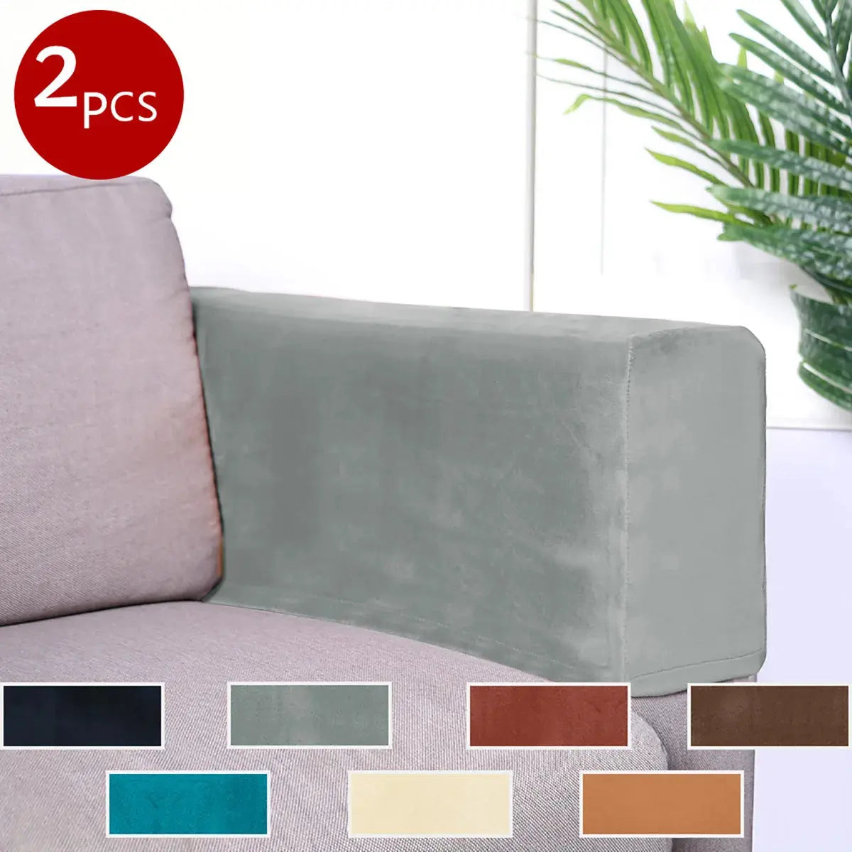 Housse Accoudoir Canapé Velours ACCURA