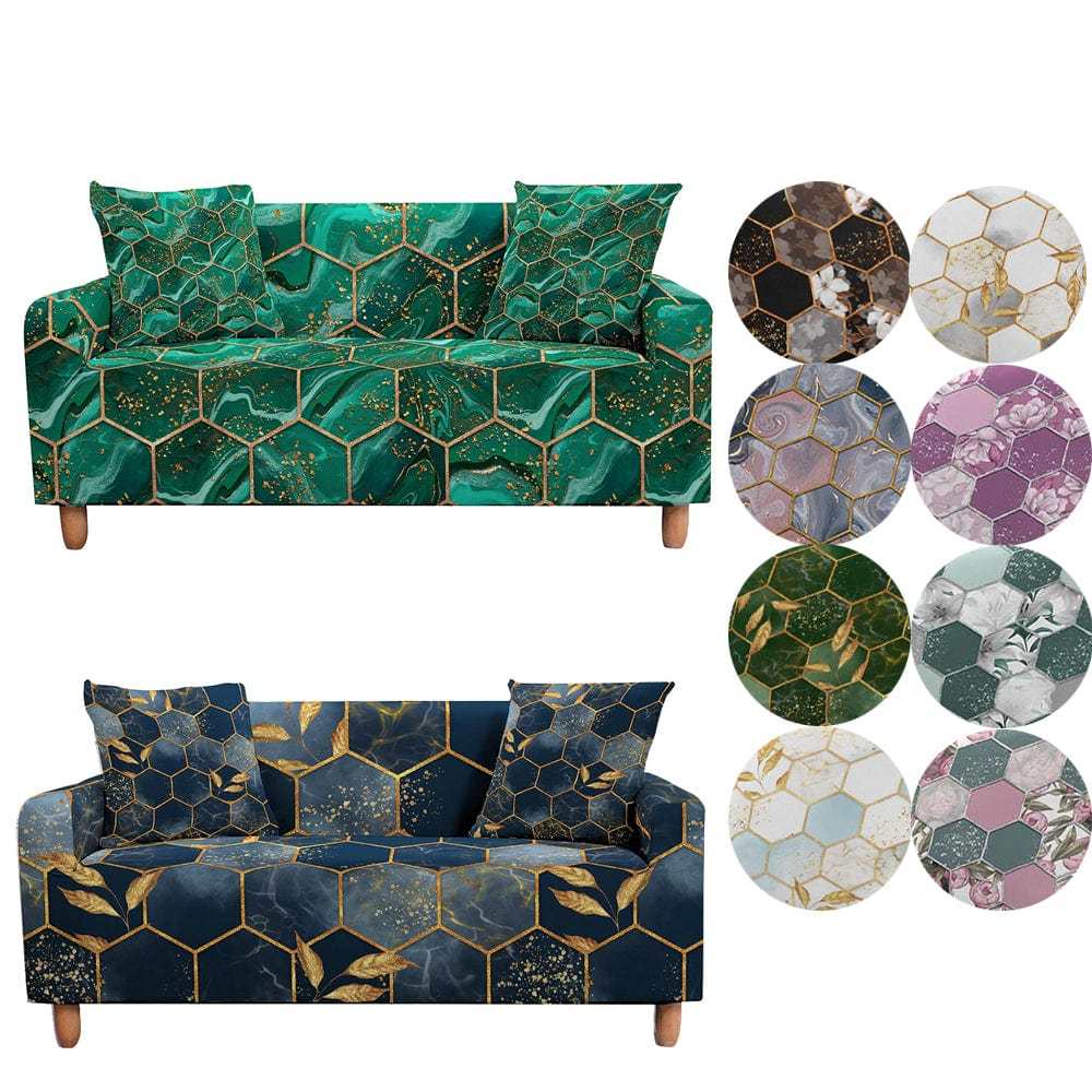 ALVEOLY - Housse de canapé extensible résistante - Housse de France