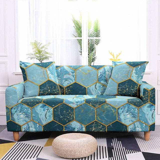 ALVEOLY - Housse de canapé extensible résistante - Housse de France