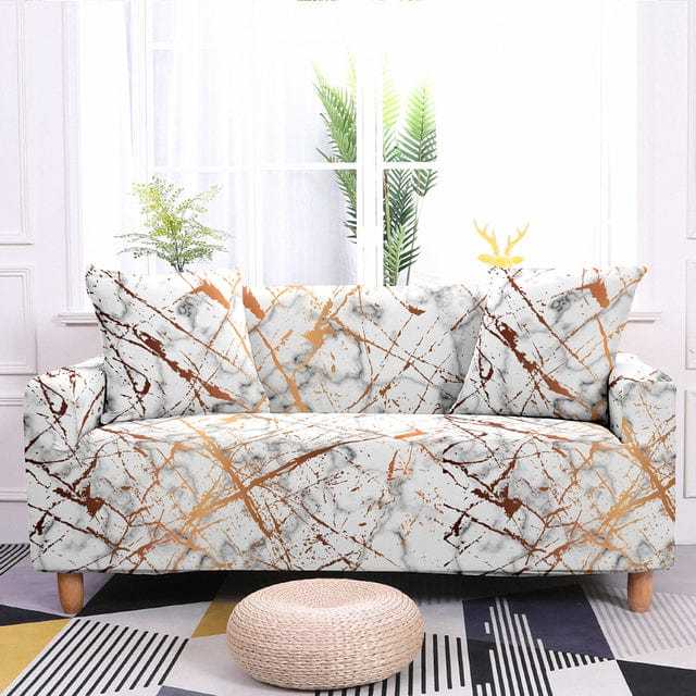 ALVEOLY - Housse de canapé extensible résistante - Housse de France