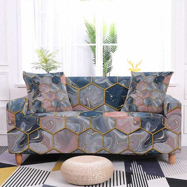 ALVEOLY - Housse de canapé extensible résistante - Housse de France