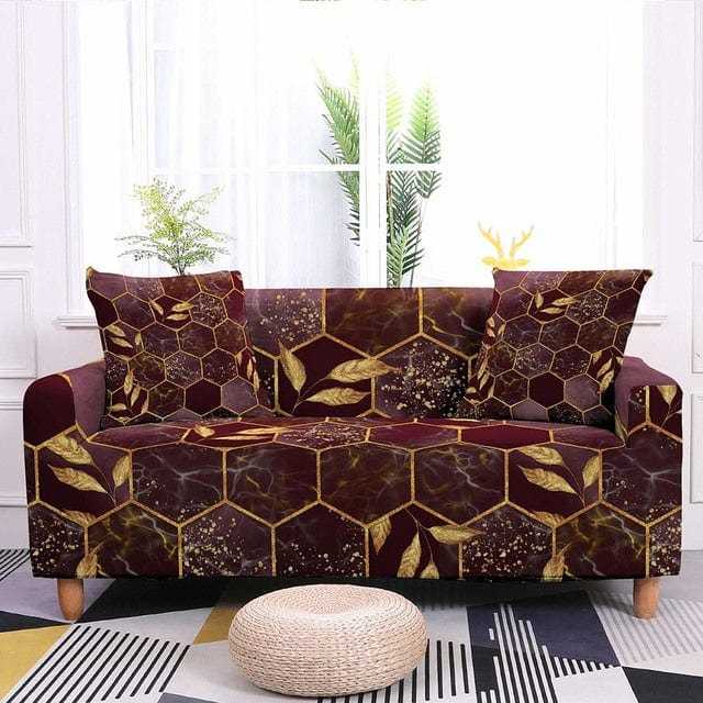 ALVEOLY - Housse de canapé extensible résistante - Housse de France