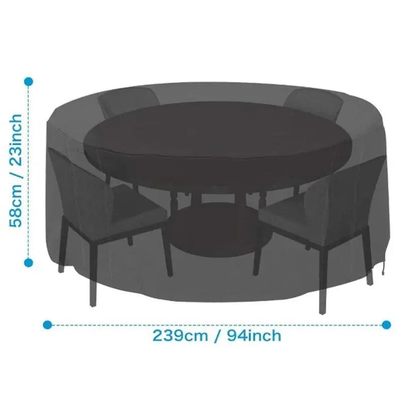 APUTCHU - Housse pour meuble jardin imperméable - Housse de France