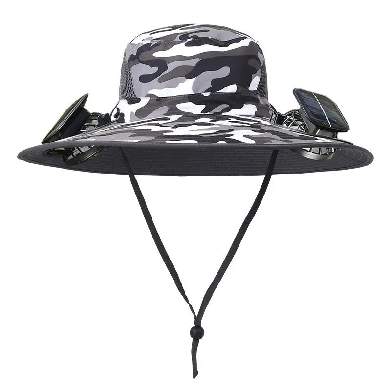 Chapeau à large bord ventilé solaire anti UV SUNCAP Housse de France