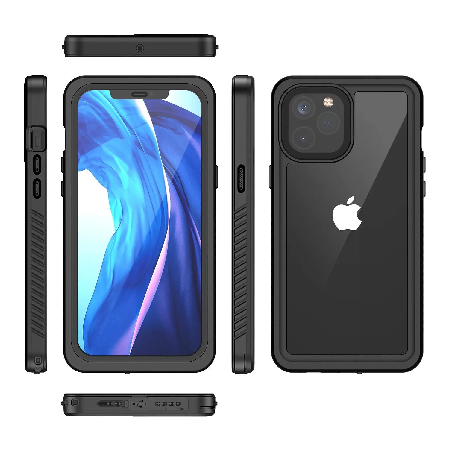 Coque Téléphone Anti-Chute MILANO Black-6.7inch