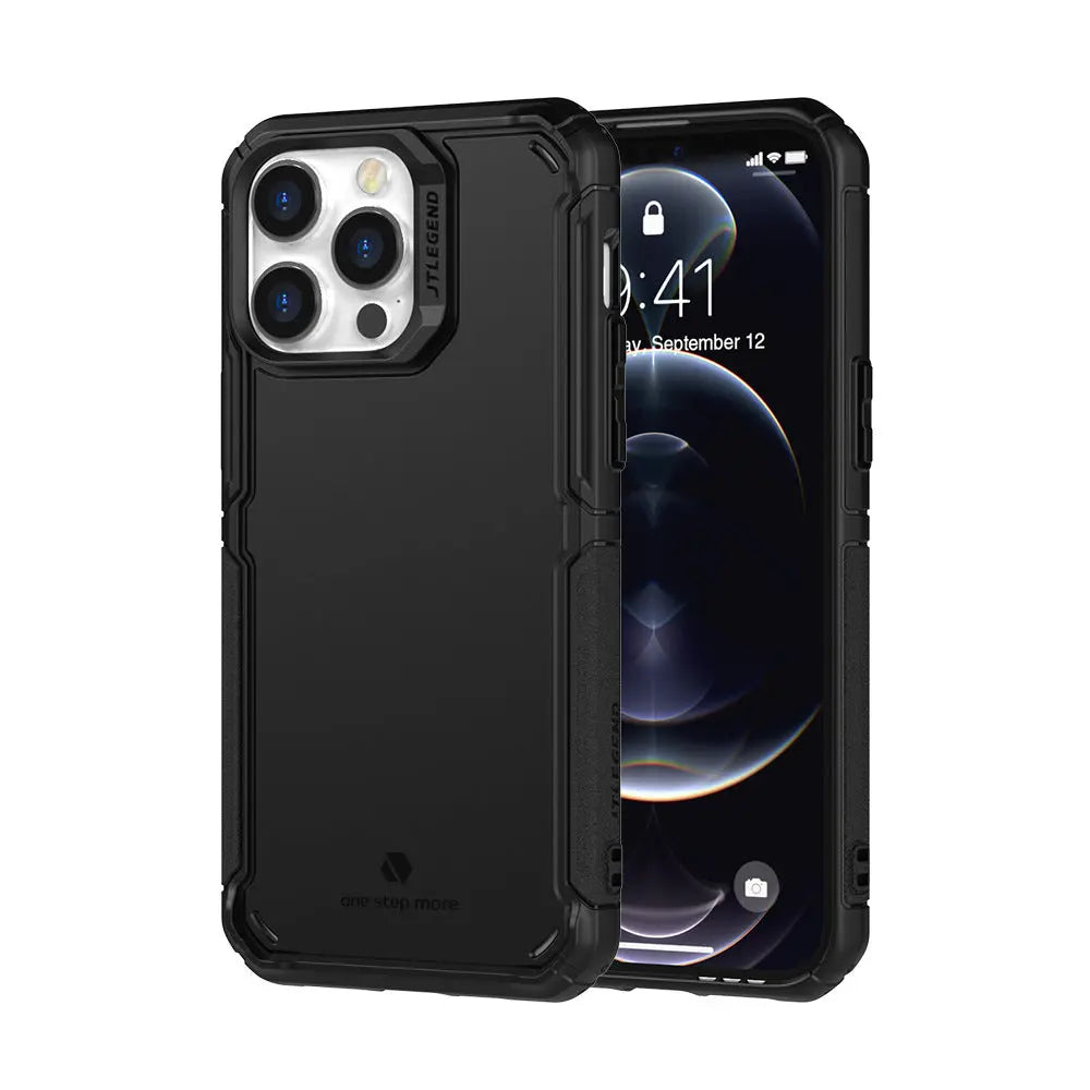 Coque Téléphone Antichoc MILITECH Black-IPhone14