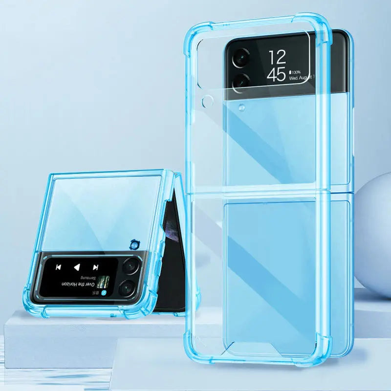 Coque Téléphone Antichoc VERTEX Blue-Samsung Galaxy Z Flip4