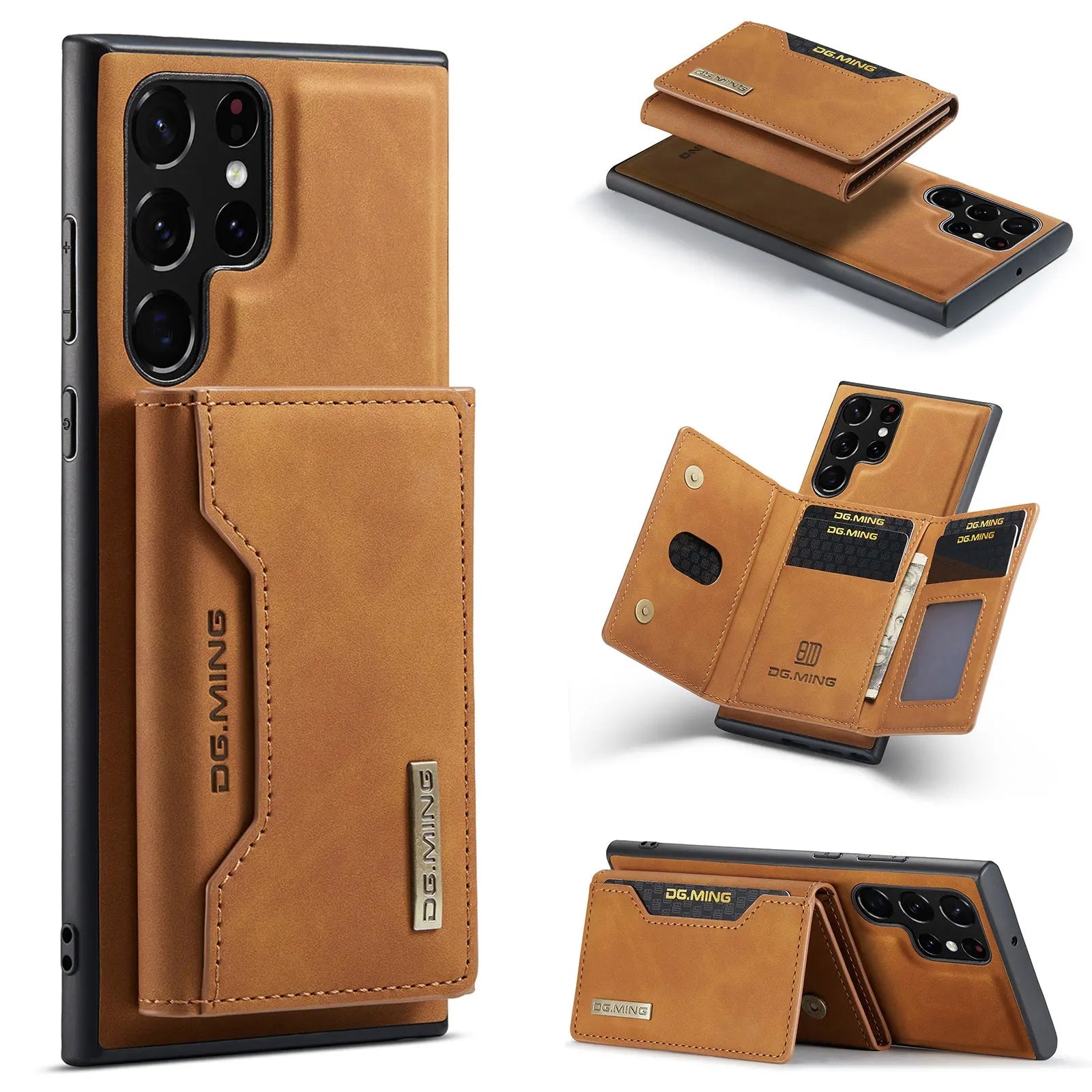Coque Téléphone Chargement Sans Fil MAGKASE Brown-A32 5G