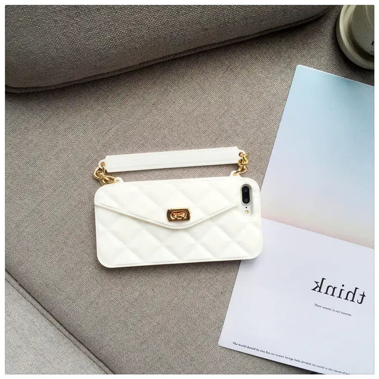 Coque Téléphone Chic FURENA White-With card chain-iPhone12pro