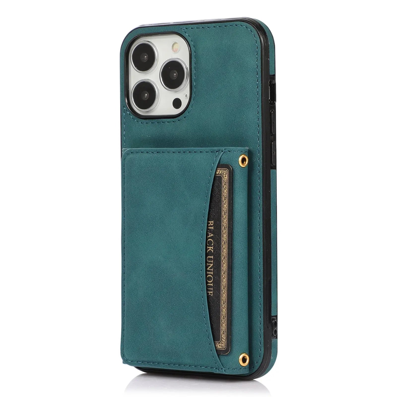 Coque Téléphone Cuir Anti-Choc TRIANA Blue-Iphone7 8Plus
