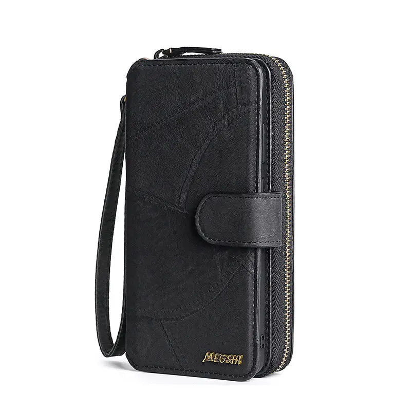 Coque Téléphone Cuir ZARNOX Black-A51 4G