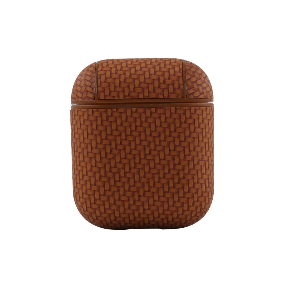 Coque Téléphone Élégante AIRCASE Brown-Airpod 1 2