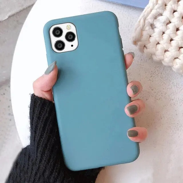 Coque Téléphone Frosted CELINA Blue-IPhone7 8