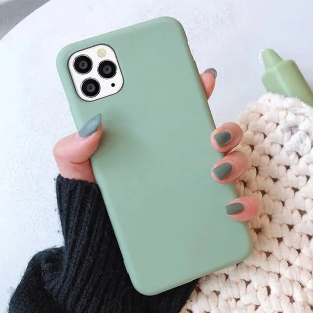 Coque Téléphone Frosted CELINA Green-IPhone7 8plus