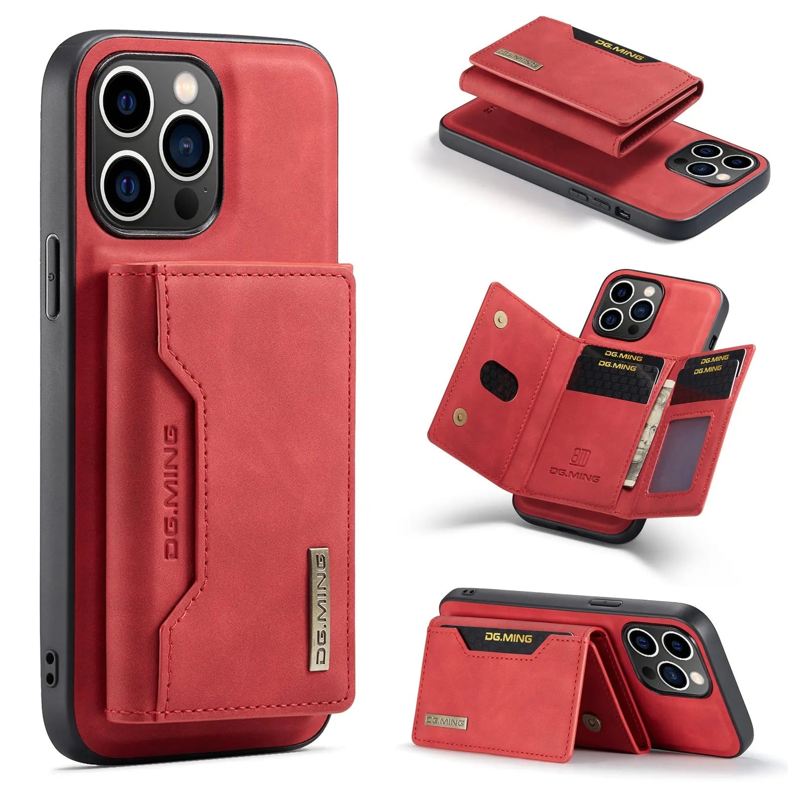 Coque Téléphone Magnétique LYVEN Red-16Pro