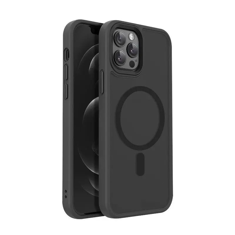 Coque Téléphone Magnétique MAXPRO Matte black-IPhone13