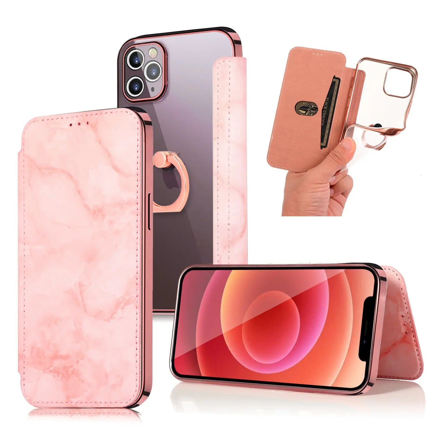 Coque Téléphone Marbre Elegance LYX Rose Gold-Samsung Note10