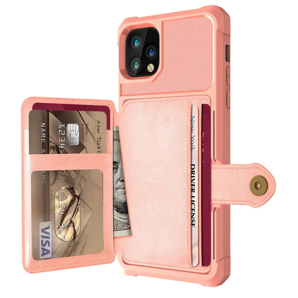 Coque Téléphone Portefeuille LYNTEX Pink-11pro max