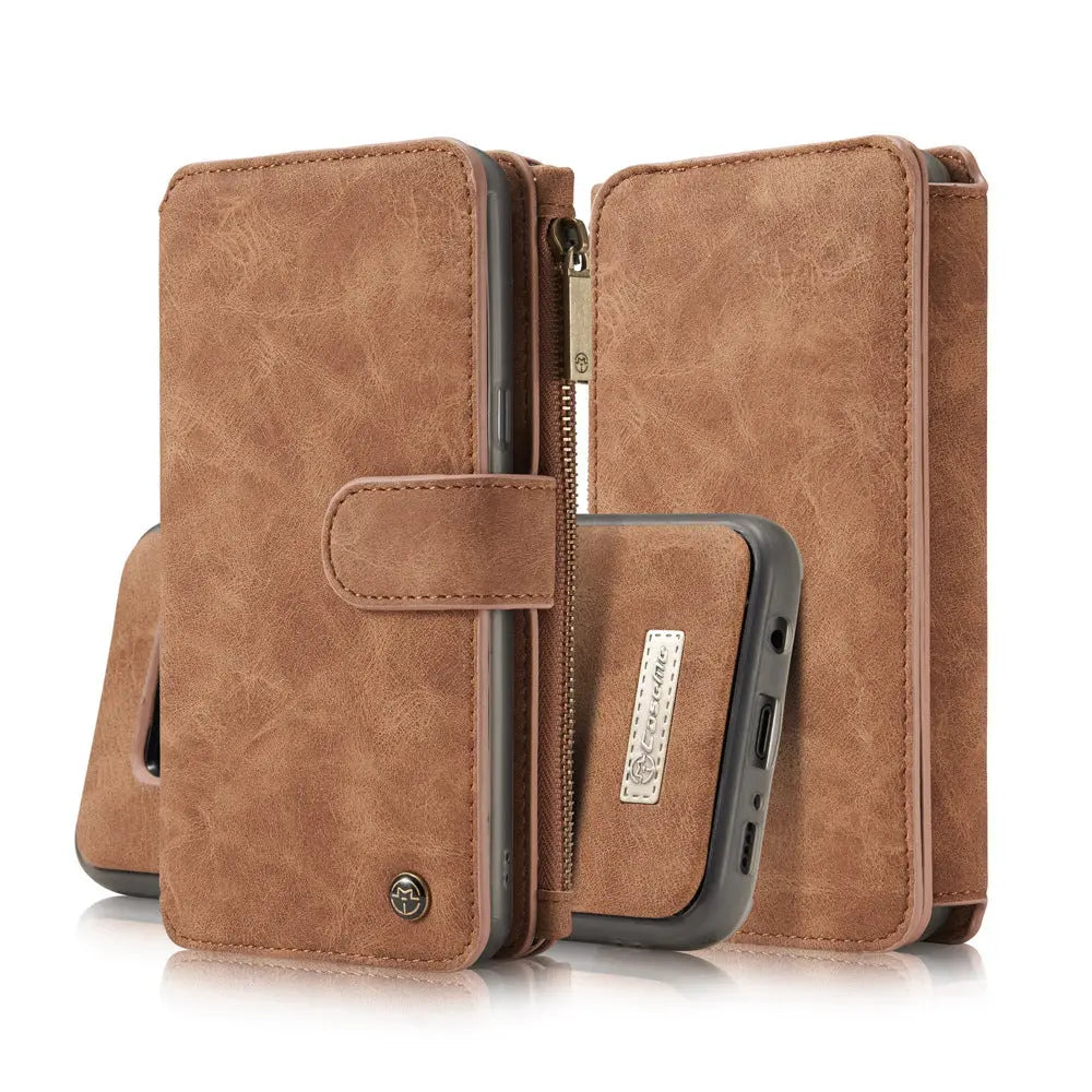 Coque Téléphone Portefeuille S8 ZARLUX Brown-S9