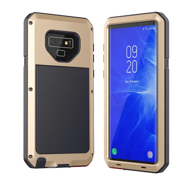 Coque Téléphone Renforcée SAMRUG Gold-Note9