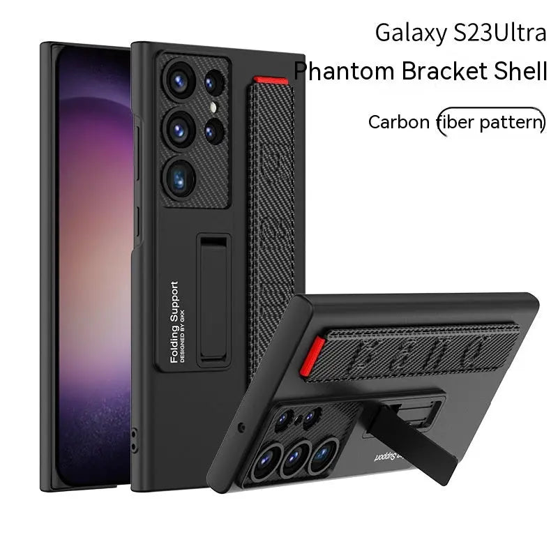 Coque Téléphone Ultra-mince Axion Carbon Fiber Pattern-SM S23Plus
