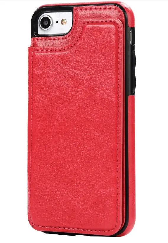Coque de Téléphone Cuir Protectrix Red-IPhone8 iPhone7