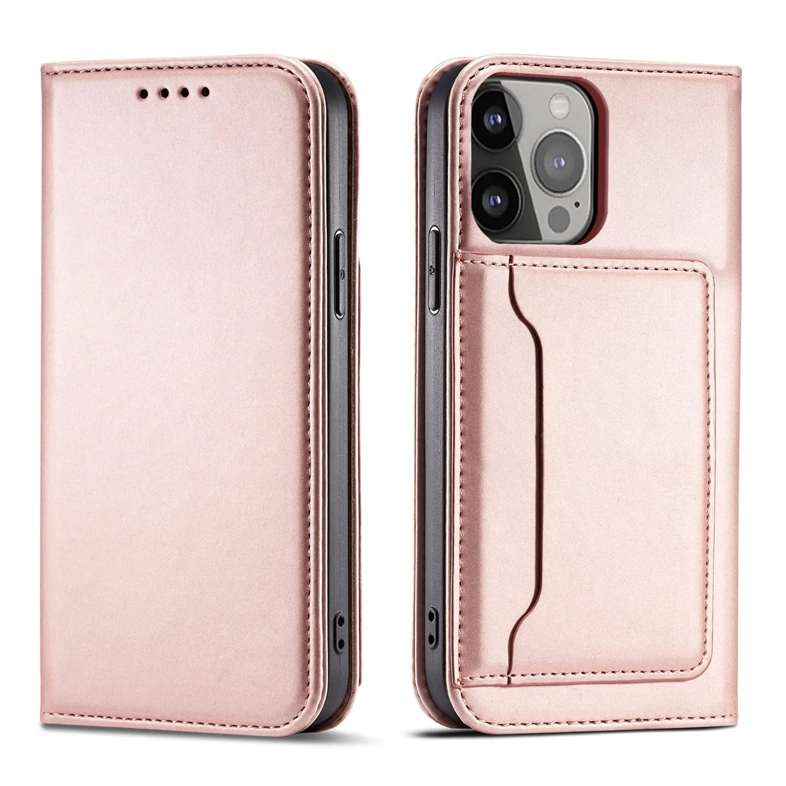 Coque de Téléphone Flip Business GARNO Pink-Iphone 12/12Pro