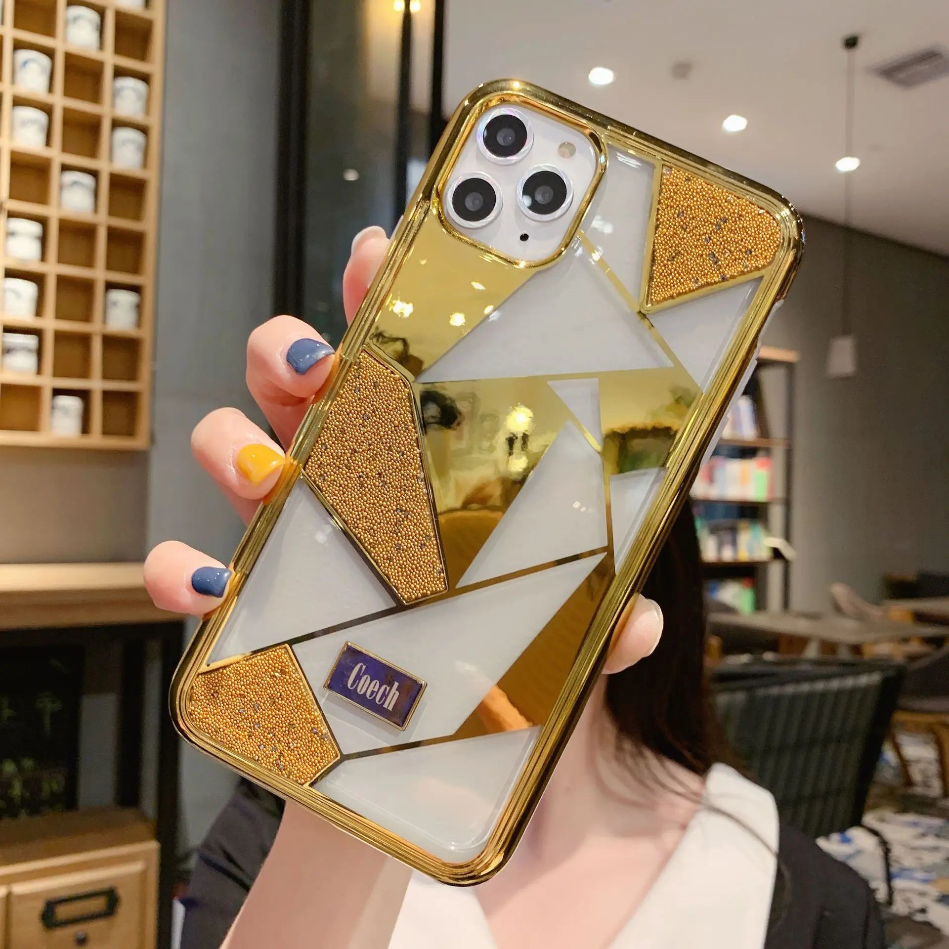 Coque de Téléphone Luxe Diamant ILIOR Gold-iPhone7p/8plus