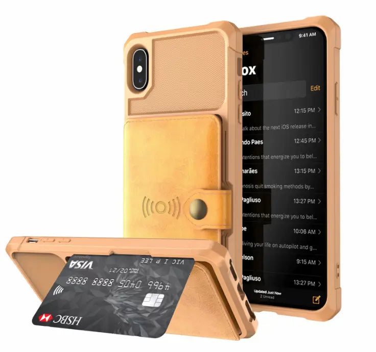 Coque de Téléphone Magnétique PROTEX Golden-IPhone 11PRO MAX