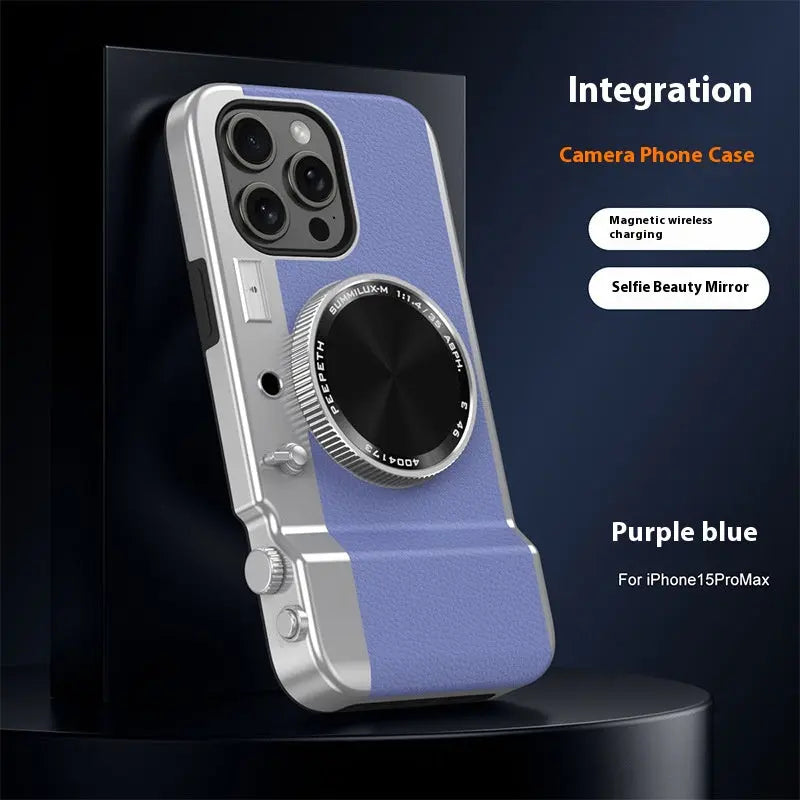Coque de Téléphone Magnétique STELLAR Purple Blue-IPhone15