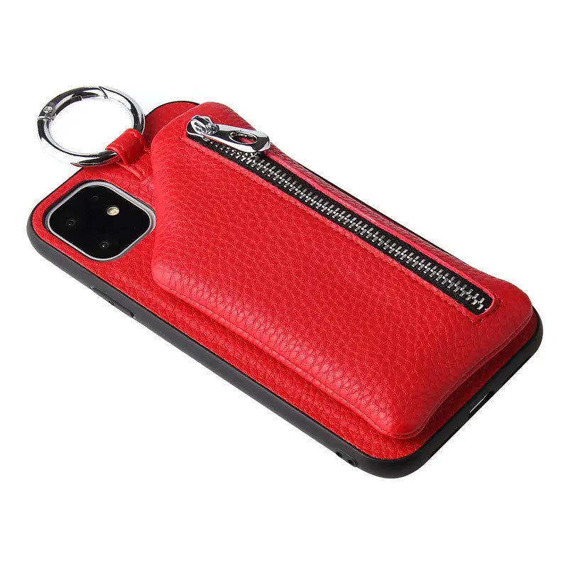 Coque de Téléphone Mode PU LEXOR red single shell-iPhoneXR(6.1)