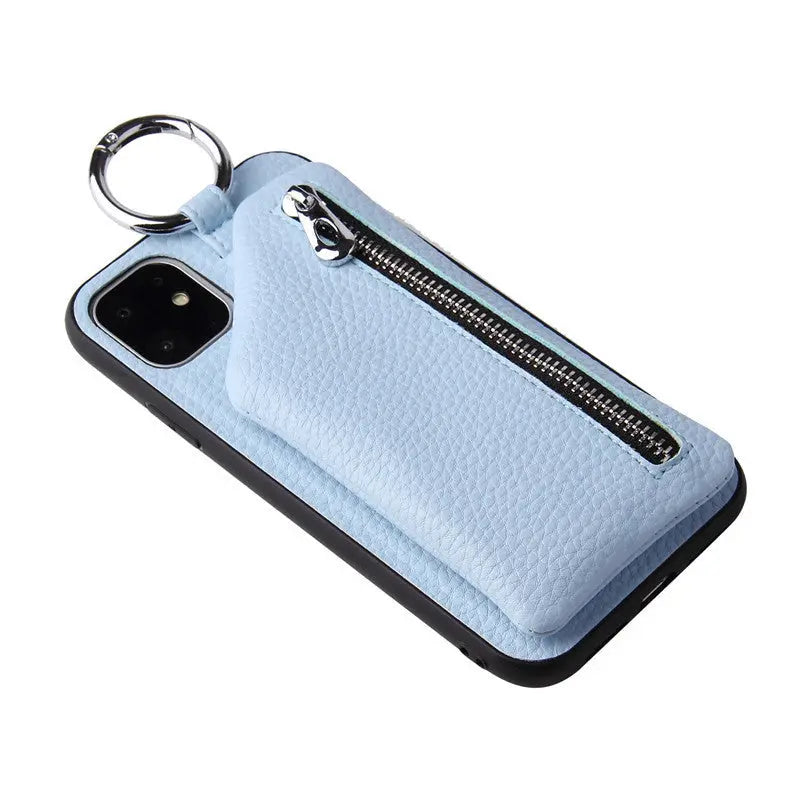 Coque de Téléphone Mode PU LEXOR Single blue shell-iPhoneXR(6.1)