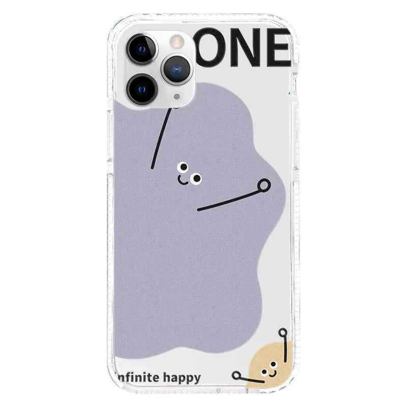Coque de Téléphone Peinte GLASSONE White-iphone 7/8plus