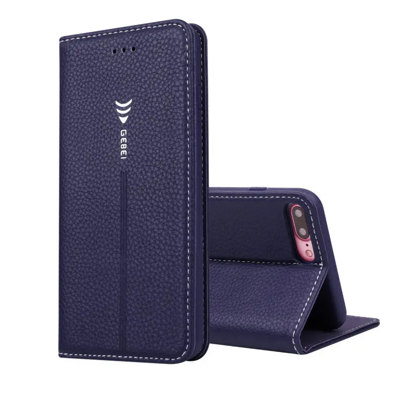 Coque de Téléphone Portefeuille FABIOUS Blue-IPhone XR