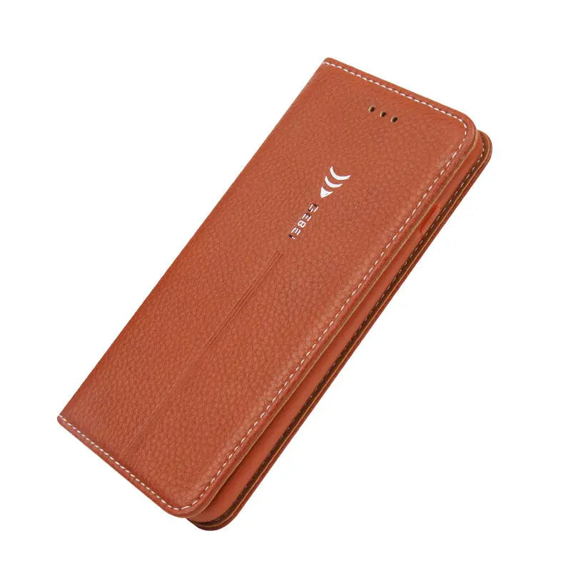 Coque de Téléphone Portefeuille FABIOUS Brown-IPhoneXS