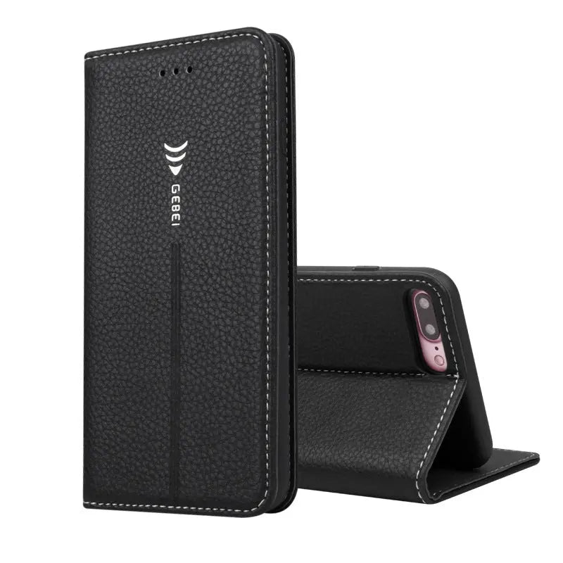 Coque de Téléphone Portefeuille FABIOUS Black-iPhone8 plus