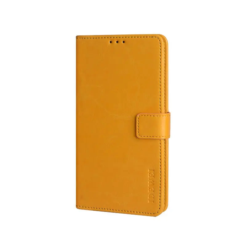 Coque de Téléphone Portefeuille HAWO麻 Yellow-Huawei P40 pro