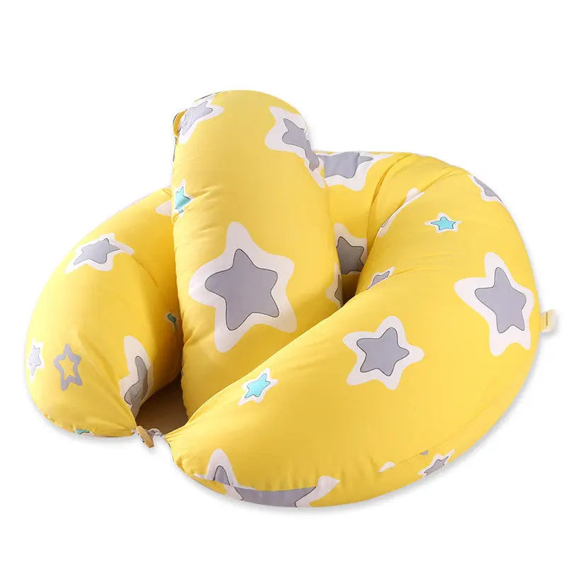 Coussin Allaitement Coton Multifonctionnel CRESKO Yellow