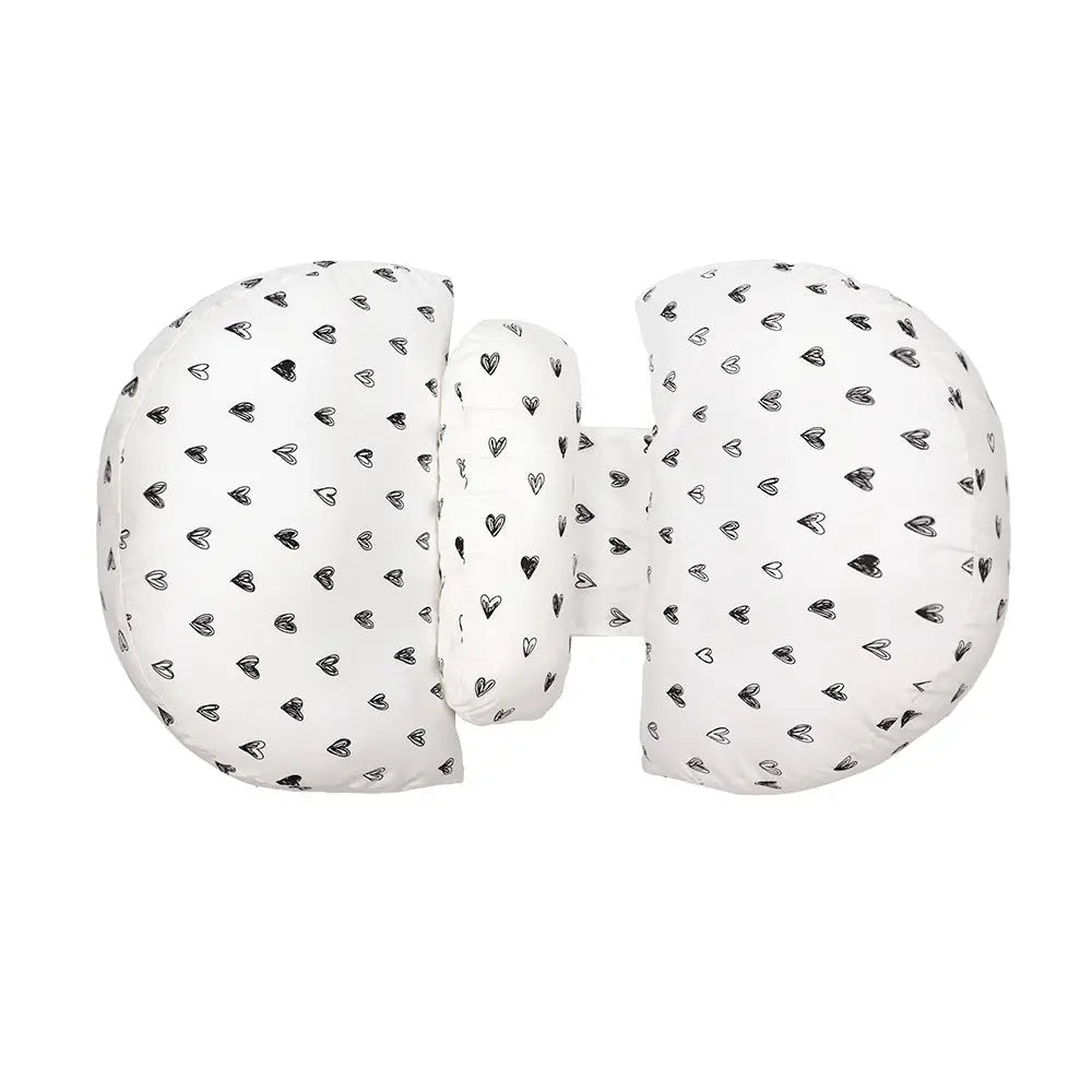 Coussin Allaitement Multifonctionnel ÉPURE Milky White-60x35cm