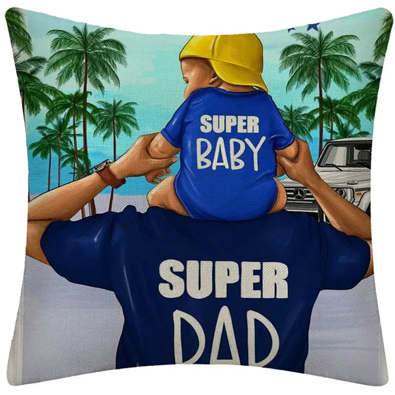 Coussin Canapé Lin Dessinés LINLOOP 8 style-45x45cm