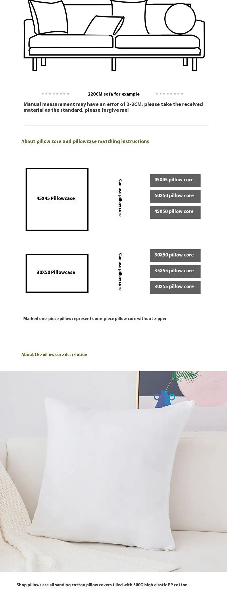 Coussin Canapé Minimaliste CHYLO