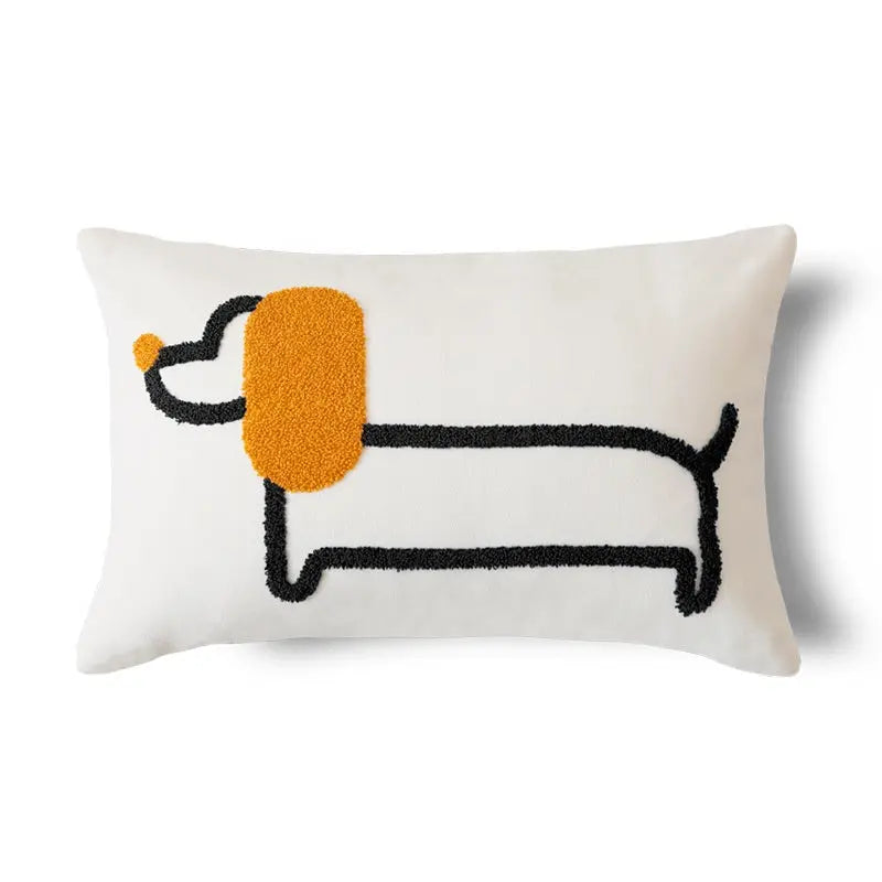 Coussin Canapé Minimaliste CHYLO Black 30x50cm Pillowcase