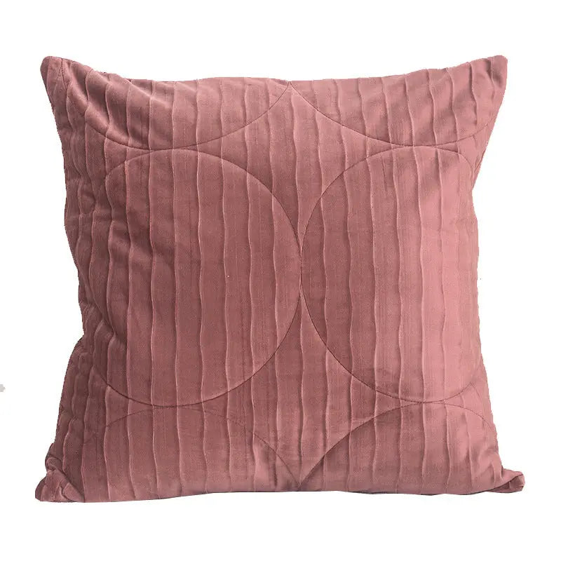 Coussin Canapé Velours LICIER Red-50X50CM